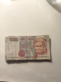 10 bancone da 1000 lire