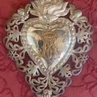 Ex voto in filigrana di argentoMonogramma “ Maria”