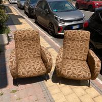 poltrone  modernariato design tipo Zanuso lady