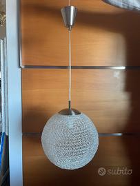 Lampadario vetroresina sferico