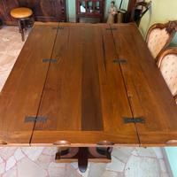 Tavolo fratino apribile anni 60/70 legno