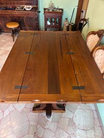 Tavolo fratino apribile anni 60/70 legno