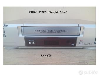 Vidoregistratore VHS 6 testine    Sanyo H772EV