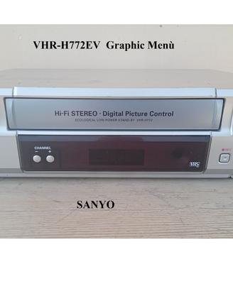 Vidoregistratore VHS 6 testine    Sanyo H772EV