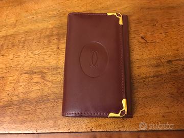 Portachiavi  6 chiavi in pelle di vitello bordeaux