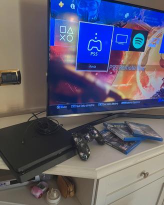 PlayStation 4 Slim + Controller Custom + 3 Giochi
