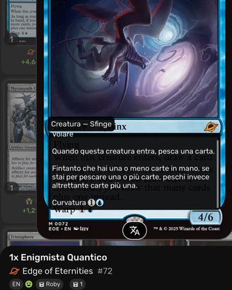 Enigmista quantico MtG - Inglese