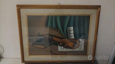Quadro Violino con spartito