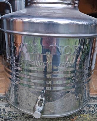 latta olio acciaio inox 30 Lt