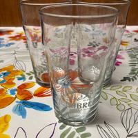 I bicchieri da birra Menabrea 3 pz 0,40 cl