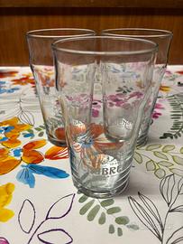 I bicchieri da birra Menabrea 3 pz 0,40 cl