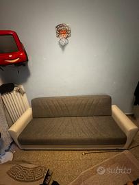 divano letto grigio