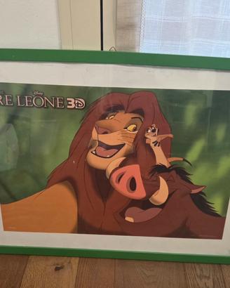 quadretto con cornice DISNEY RE LEONE