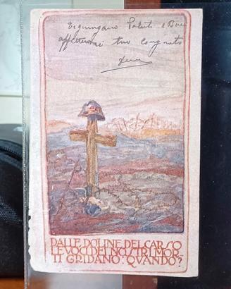 Cartolina Franchigia 1915 Grande Guerra