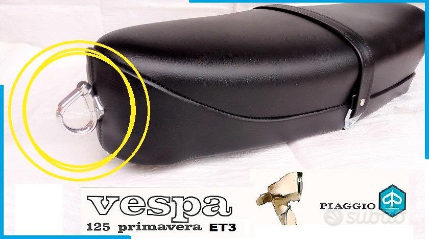 Sella Sportiva Yankee Per Vespa 50/90/125/Primavera/ET3 - Con Serratura, Colore Nero - Foto 10