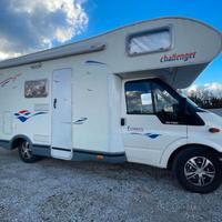 Camper Mansardato Challenger Genesis 43 portamoto