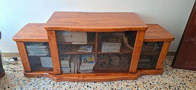 Mobile TV legno porta televisione o impianto HI-FI