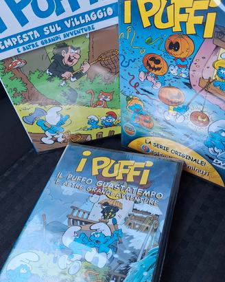 3 dvd Puffi confezionati 