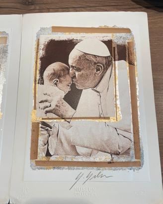 Serigrafia Papa Francesco Grittini firmata