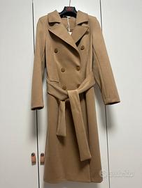 Cappotto Smiling London cammello beige doppiopetto