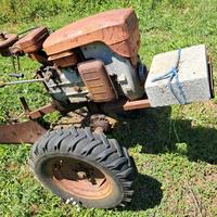 motozappa rl95 con carro trazionato 4x4