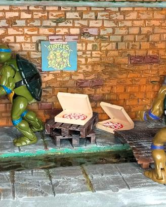 Diorama Scenario Fogne TMNT Tartarughe Ninja
