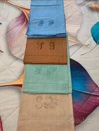 Set 4 asciugamani Lino