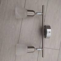 Lampadario moderno con due portalampade