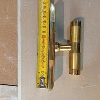 Cremonese maniglia in ottone vero semi  nuova 