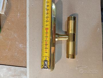 Cremonese maniglia in ottone vero semi  nuova 