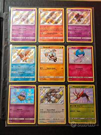 Set 9 carte Pokémon shiny 