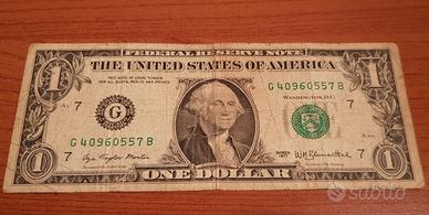 Banconota One Dollar USA del 1977