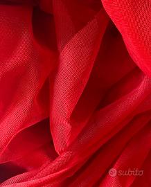 Georgette rosso scarlatto 60 metri – larghezza 140