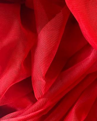 Georgette rosso scarlatto 60 metri – larghezza 140