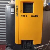 Compressore KAESER 5,5KW e braccio aspirante RUPES