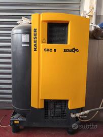 Compressore KAESER 5,5KW e braccio aspirante RUPES