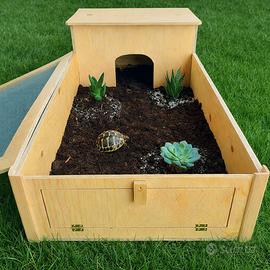 TERRARIO CASETTA PER TARTARUGHE DI TERRA 