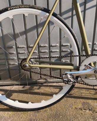 Bici single speed telaio pista