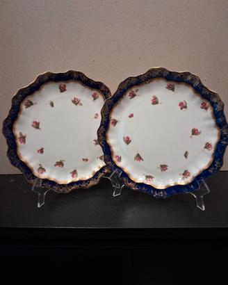 4 piatti Inghilterra vintage decorati