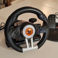 Volante KROM K-Dr con pedali e vibrazioni