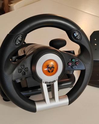 Volante KROM K-Dr con pedali e vibrazioni