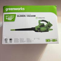 Greenworks Aspirafoglie Soffiatore a Batteria