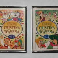 Cristina D'Avena cassette vol. 1 e 2 vintage 1992