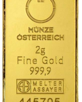 Münze Österreich 2g - Lingotto d'oro da investimen