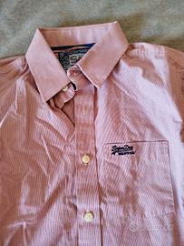 SUPERDRY CAMICIA A RIGHE SOTTILI 