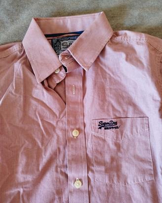 SUPERDRY CAMICIA A RIGHE SOTTILI 