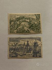 Francobolli cecoslovacchia 1955