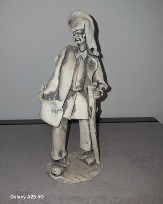 Statuina Vintage in Ceramica Sarda Stelio Mola