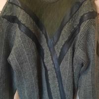 maglione uomo lana e acrilico