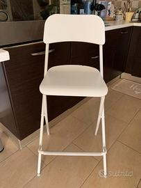 coppia di sedie alte ikea
